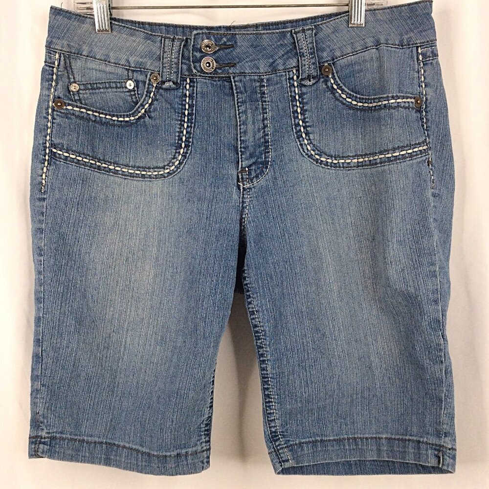 Royalty by YMI Jean Shorts Women's Size‎ 12 Thick Stitch